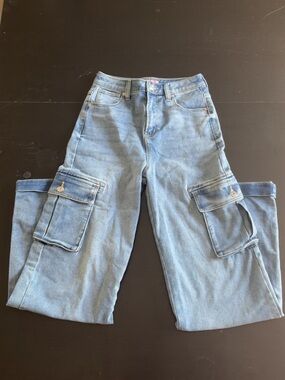 Juicy Couture Light Blue Denim Jeans with Pink Label